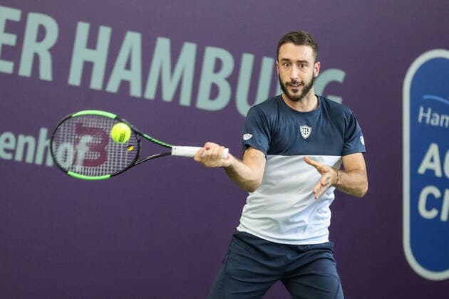Nikola MILOJEVIC (SRB) 11 , Tennis Challenger Hamburg 2019, ATP, Tennis Herren Challenger Tour, Hamburg, 23.10.2019,
