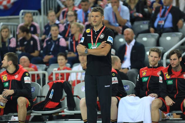Zagreb, 23.10.2019. - Friendly handball match between Croatia and Germany at the Zagreb Arena. Croatia (white) - Germany (black) 25:26 Christian PROKOP 