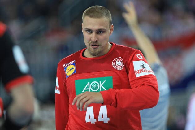 Zagreb, 23.10.2019. - Friendly handball match between Croatia and Germany at the Zagreb Arena. Croatia (white) - Germany (black) 25:26 Dario QUENSTEDT (44) 