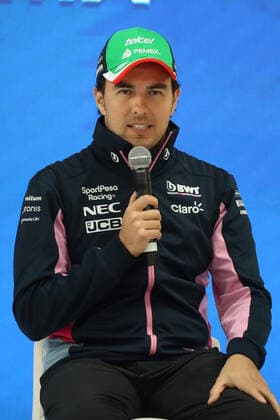 October 23, 2019: EUM20191023DEP03.JPG.CIUDAD DE MEXICO. MotoringAutomovilismo- Sergio Perez.- 23 de octubre de 2019. El piloto Sergio Perez senala que penso que la Formula 1 no iba a regresar a Mexico. El mexicano correra en el Gran Premio de Mexico el 27 de octubre de 2019. Foto: Agencia EL UNIVERSALGerman EspinosaEELG Latin News: October 23, 2019 Copyright: xElxUniversalx