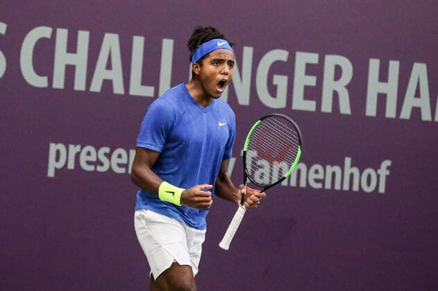 Elias YMER (SWE) 2 , Tennis Challenger Hamburg 2019, ATP, Tennis Herren Challenger Tour, Hamburg, 24.10.2019,