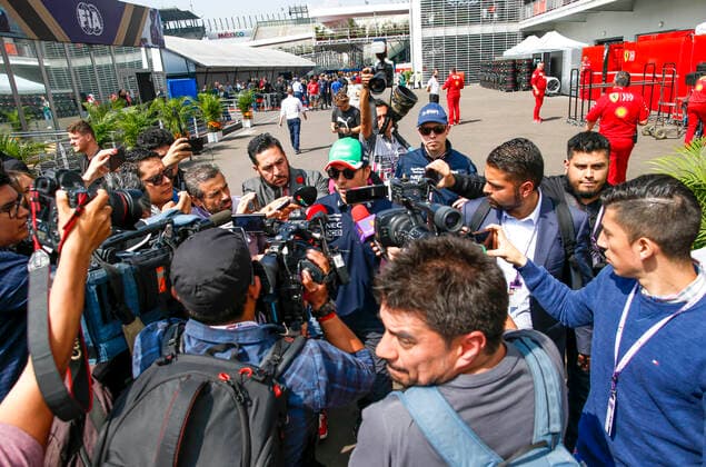 Motorsports: FIA Formula One World Championship, WM, Weltmeisterschaft 2019, Grand Prix of Mexico, 11 Sergio Perez (MEX, Racing Point F1 Team), Mexico-City Mexico