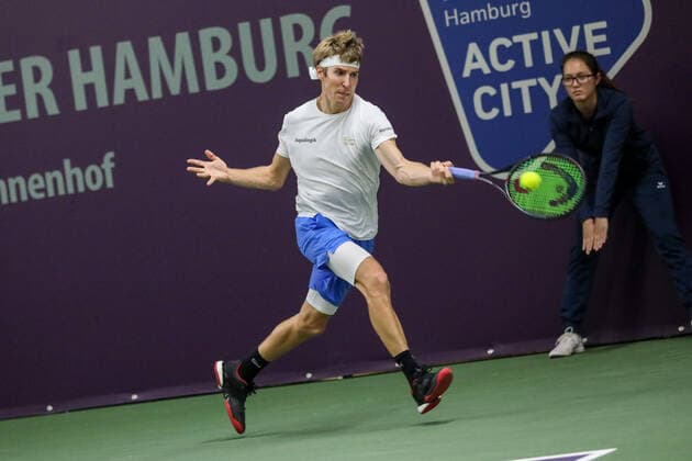 Cedrik-Marcel STEBE (GER), Tennis Challenger Hamburg 2019, ATP, Tennis Herren Challenger Tour, Hamburg, 24.10.2019,