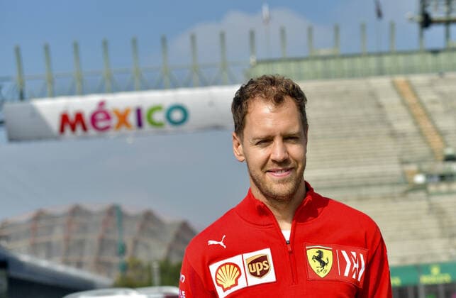 Sebastian Vettel, Scuderia Ferrari, formula 1 GP, Mexiko, Mexiko Stadt, 25.10.2019 Photo:mspb Jerry Andre Sebastian Vettel, formula 1 GP, Mexiko,