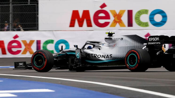 Motorsports: FIA Formula One World Championship, WM, Weltmeisterschaft 2019, Grand Prix of Mexico, 77 Valtteri Bottas (FIN, Mercedes AMG Petronas Motorsport), Mexico-City Mexico