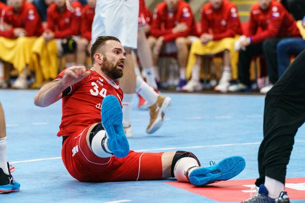 25.10.2019, Aarau, Schachenhalle, Testspiel: Schweiz - Tschechien, Alen Milosevic (Schweiz). Aarau Schachenhalle Aargau Schweiz Copyright: xJustPictures.ch VedranxGalijasx