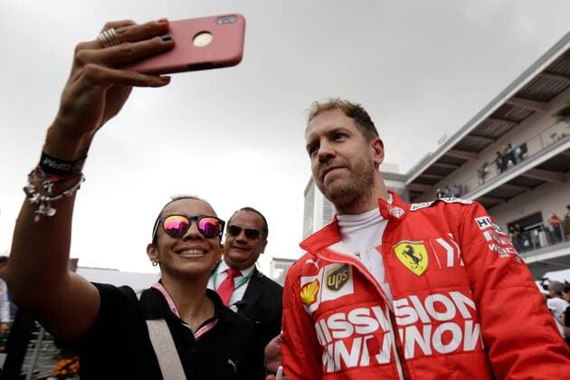 German Sebastian Vettel of Ferrari team participates in the second free practice of the Mexico s Formula One Grand Prix, in Mexico City, Mexico, 25 October 2019. The Grand Prix of Mexico will take place on 27 October. Mexican Formula One Grand Prix !ACHTUNG: NUR REDAKTIONELLE NUTZUNG!  Copyright: xFranciscoxGuascox AME5652 20191026-637076500816609867