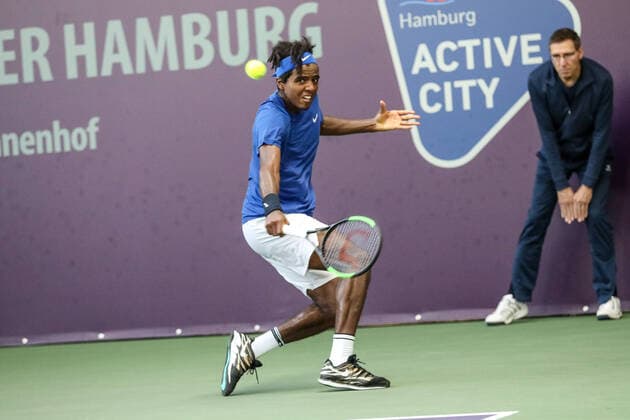 Elias YMER (SWE) 2 , Halbfinaltag, Tennis Challenger Hamburg 2019, ATP, Tennis Herren Challenger Tour, Hamburg, 26.10.2019,