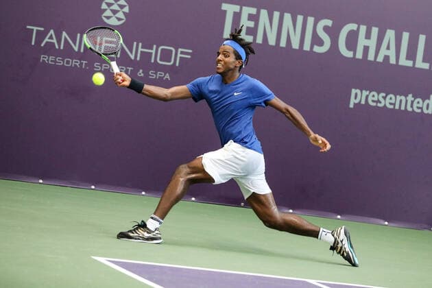 Elias YMER (SWE) 2 , Halbfinaltag, Tennis Challenger Hamburg 2019, ATP, Tennis Herren Challenger Tour, Hamburg, 26.10.2019,