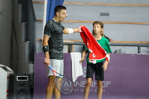 Bernabe ZAPATA MIRALLES (ESP), Halbfinaltag, Tennis Challenger Hamburg 2019, ATP, Tennis Herren Challenger Tour, Hamburg, 26.10.2019,