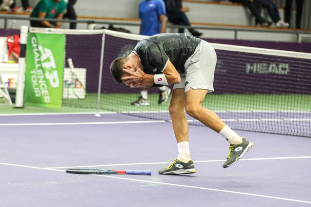 Bernabe ZAPATA MIRALLES (ESP), Halbfinaltag, Tennis Challenger Hamburg 2019, ATP, Tennis Herren Challenger Tour, Hamburg, 26.10.2019,