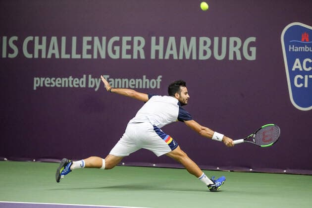 Salvatore CARUSO (ITA) 1 , Halbfinaltag, Tennis Challenger Hamburg 2019, ATP, Tennis Herren Challenger Tour, Hamburg, 26.10.2019,