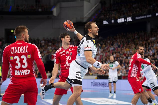 Hannover, Deutschland 26.10.2019: Tag des Handballs 2019 - Länderspiel - Deutschland vs. Kroatien (M) Kai Häfner (Deutschland) Hannover Niedersachsen Deutschland TUI Arena