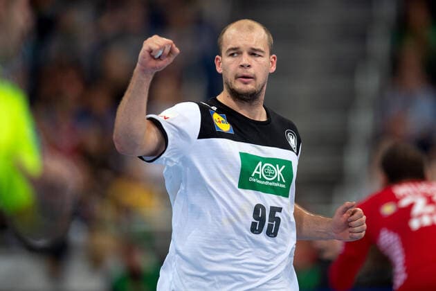 Hannover, Deutschland 26.10.2019: Tag des Handballs 2019 - Länderspiel - Deutschland vs. Kroatien Paul Drux (Deutschland) Hannover Niedersachsen Deutschland TUI Arena