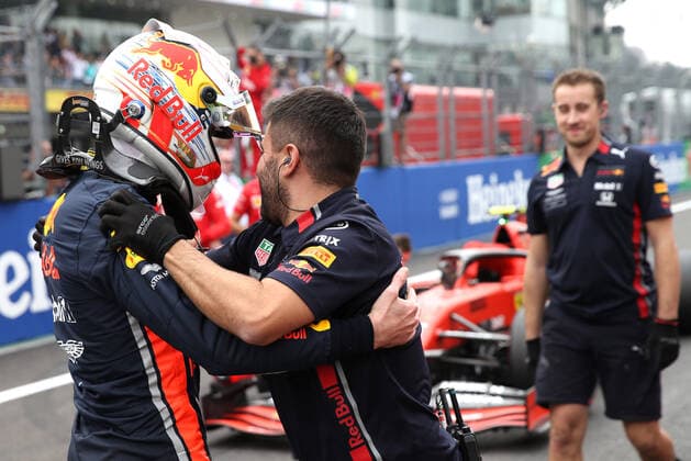 Photo4 LaPresse 26 10 2019 Mexico City, Mexico Grand Prix Formula One Mexico 2019 In the pic: Max Verstappen (NED) Red Bull Racing RB15 pole position  Copyright: xPhoto4 LaPressex