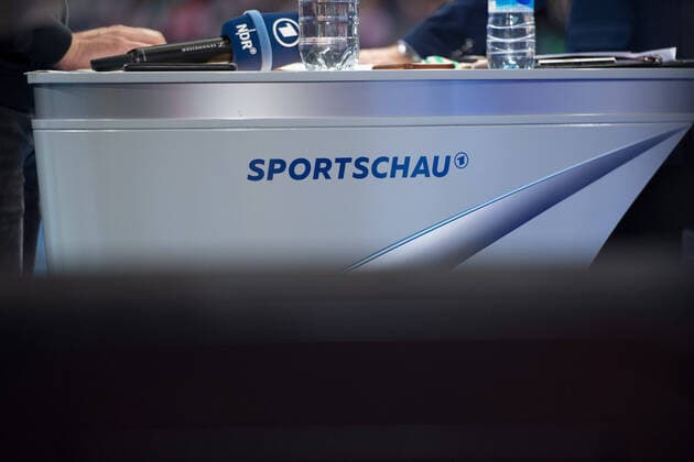Hannover, Deutschland 26.10.2019: Tag des Handballs 2019 - Länderspiel - Deutschland vs. Kroatien Emblem Sportschau, ARD Hannover Niedersachsen Deutschland TUI Arena