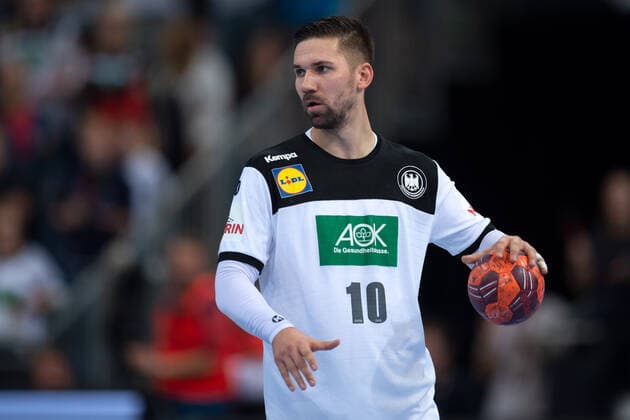 Hannover, Deutschland 26.10.2019: Tag des Handballs 2019 - Länderspiel - Deutschland vs. Kroatien Fabian Wiede (Deutschland) Hannover Niedersachsen Deutschland TUI Arena