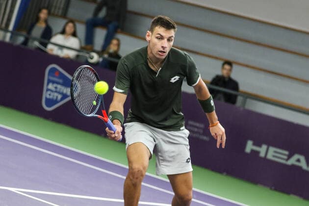 Bernabe ZAPATA MIRALLES (ESP), Finaltag, Tennis Challenger Hamburg 2019, ATP, Tennis Herren Challenger Tour, Hamburg, 27.10.2019,