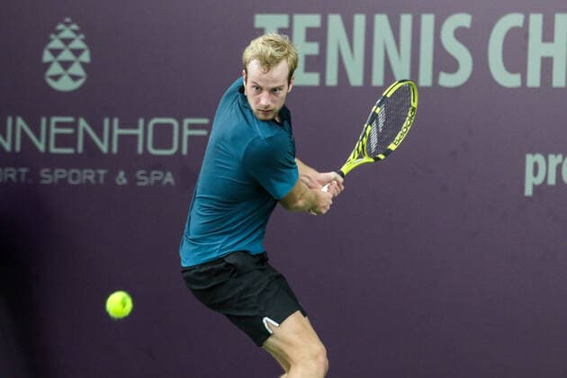 Botic VAN DE ZANDSCHULP (NED), Finaltag, Tennis Challenger Hamburg 2019, ATP, Tennis Herren Challenger Tour, Hamburg, 27.10.2019,