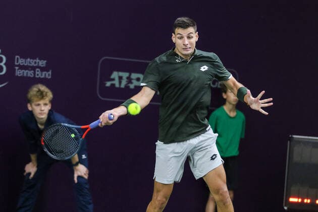 Bernabe ZAPATA MIRALLES (ESP), Finaltag, Tennis Challenger Hamburg 2019, ATP, Tennis Herren Challenger Tour, Hamburg, 27.10.2019,
