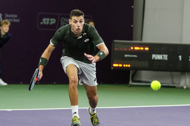 Bernabe ZAPATA MIRALLES (ESP), Finaltag, Tennis Challenger Hamburg 2019, ATP, Tennis Herren Challenger Tour, Hamburg, 27.10.2019,