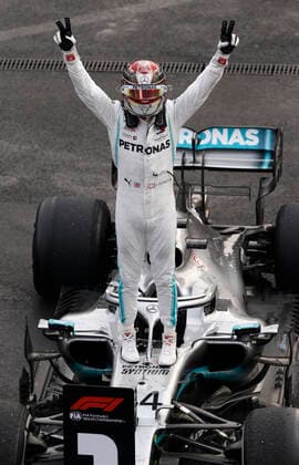 Motorsports: FIA Formula One World Championship, WM, Weltmeisterschaft 2019, Grand Prix of Mexico, 44 Lewis Hamilton (GBR, Mercedes AMG Petronas Motorsport), Mexico-City Mexico