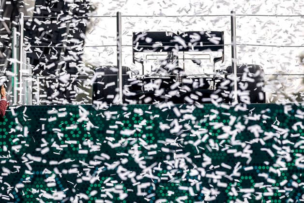 Motorsports: FIA Formula One World Championship, WM, Weltmeisterschaft 2019, Grand Prix of Mexico, Podium ceremony Mexico-City Mexico