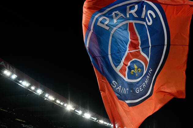 the flag of PSG during the 11th day of Ligue 1 Conforama, between Paris Saint Germain (PSG) and Olympique Marseille (OM), October 27, 2019  JulienxMattiax xLexPictorium LePictorium_0217893
