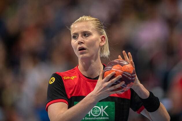 Handball Hannover 26.10.2019 Tag des Handballs DHB Länderspiel Frauen Deutschland (GER) - Kroatien (CRO) Kim Naidzinavicius