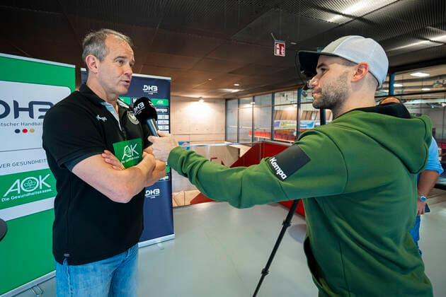 Stuttgart, Deutschland 29. Oktober 2019: DHB Frauen - Pressekonferenz WM Japan Trainer Henk Groener (Deutschland) im Interview Stuttgart Scharrena Baden-Württemberg Deutschland