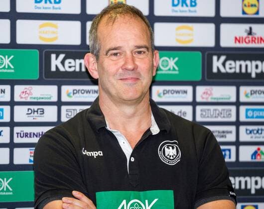 Bundestrainer Henk Groener DHB Pressekonferenz Stuttgart SCHARRena 2019-10-29 Bekanntgabe WM-Kader WM Kader Handball Deutscher Handballbund. Stuttgart. 29.10.19 Handball Pressekonferenz , Stuttgart Baden Wuerttemberg Deutschland
