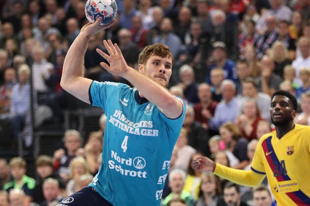 SG Flensburg-Handewitt vs FC Barcelona, Barca Handball, EHF Champions League Gruppenphase, 30.10.19 Johannes Golla (SG Flensburg-Handewitt, 04) Copyright: xBEAUTIFULxSPORTS MarioxM.xKobergx