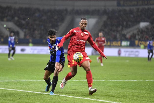 03 Enzo EBOSSE (mans) - 05 Adrien TAMEZE (nice) FOOTBALL : Le Mans vs Nice - Coupe de la Ligue - 30 10 2019 AnthonyBIBARD FEP Panoramic 