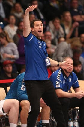 Handball 2. Handball Bundesliga 2019 2020 - Handball Sportverein Hamburg vs. VfL Luebeck-Schwartau Trainer Torsten Jansen (Hamburg) Sporthalle Alsterdorf Hamburg Foto: Frank Schoof