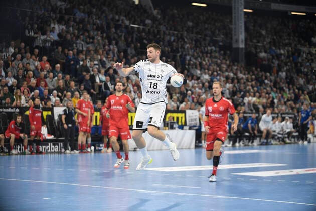 Niclas Ekberg (THW Kiel), Handball-Bundesliga, Liqui-Moly-HBL, Männer, 11. Spieltag, THW Kiel vs Melsungen, 31.10.19 Kiel Sparkassen Arena Schleswig-Holstein Germany
