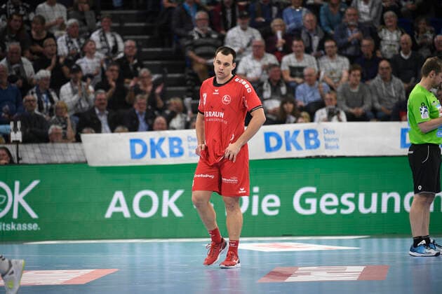 Marino Maric (Melsungen), Handball-Bundesliga, Liqui-Moly-HBL, Männer, 11. Spieltag, THW Kiel vs Melsungen, 31.10.19 Kiel Sparkassen Arena Schleswig-Holstein Germany