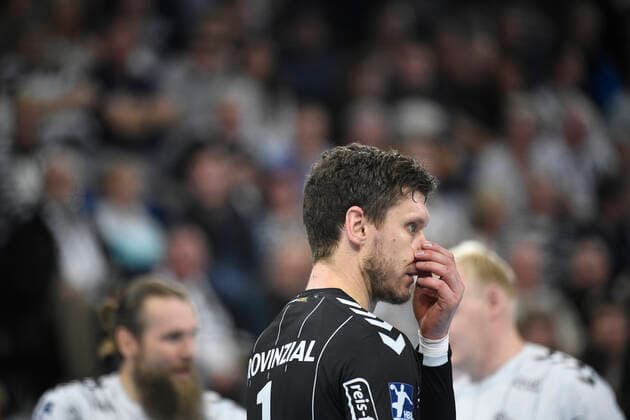 Niklas Landin Jacobsen (THW Kiel), Handball-Bundesliga, Liqui-Moly-HBL, Männer, 11. Spieltag, THW Kiel vs Melsungen, 31.10.19 Kiel Sparkassen Arena Schleswig-Holstein Germany