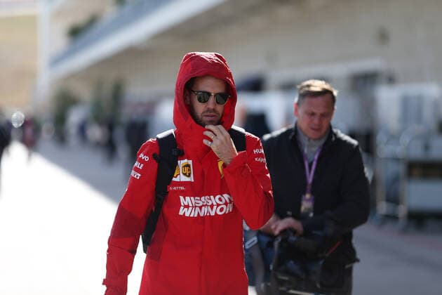 Photo4 LaPresse 31 10 2019 Austin, USA Grand Prix Formula One USA 2019 In the pic: Sebastian Vettel (GER) Scuderia Ferrari SF90  Copyright: xPhoto4 LaPressex