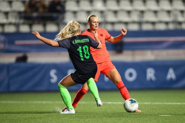 Karina Saevik (PSG) FOOTBALL : PSG vs Breidablik - Ligue des Champions Feminine - 31 10 2019 GwendolineLeGoff Panoramic 