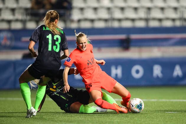 Karina Saevik (PSG) FOOTBALL : PSG vs Breidablik - Ligue des Champions Feminine - 31 10 2019 GwendolineLeGoff Panoramic 