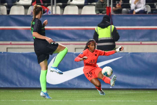 Perle Morroni (PSG) FOOTBALL : PSG vs Breidablik - Ligue des Champions Feminine - 31 10 2019 GwendolineLeGoff Panoramic 