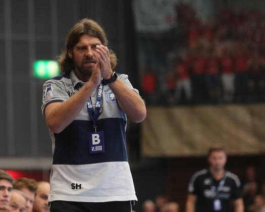 Sebastian Hinze (Trainer Bergischer HC) motiviert seinen Mannschaft beim Spiel TSG Ludwigshafen Friesenheim vs. Bergischer HC in der 1. Handball Bundesliga am 30.10.2019, TSG Ludwigshafen Friesenheim - Bergischer HC, Handball, 1. Bundesliga, 30.10.2019 Ludwigshafen Copyright: xEibner-Pressefotox xMichaelxBermelx