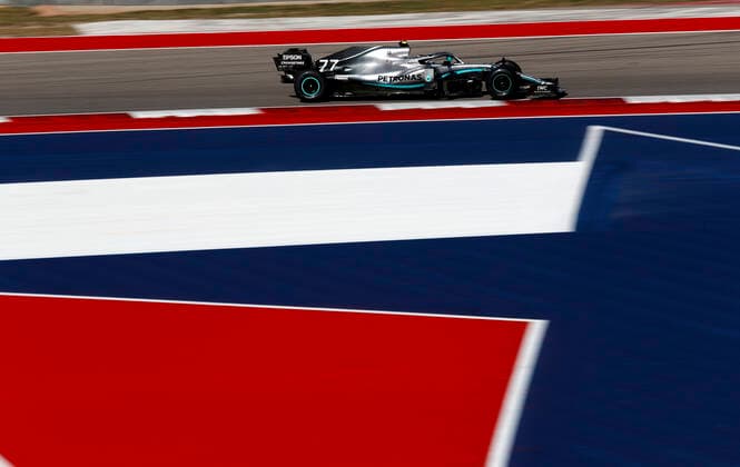 Motorsports: FIA Formula One World Championship, WM, Weltmeisterschaft 2019, Grand Prix of United States, 77 Valtteri Bottas (FIN, Mercedes AMG Petronas Motorsport), Austin United States of America