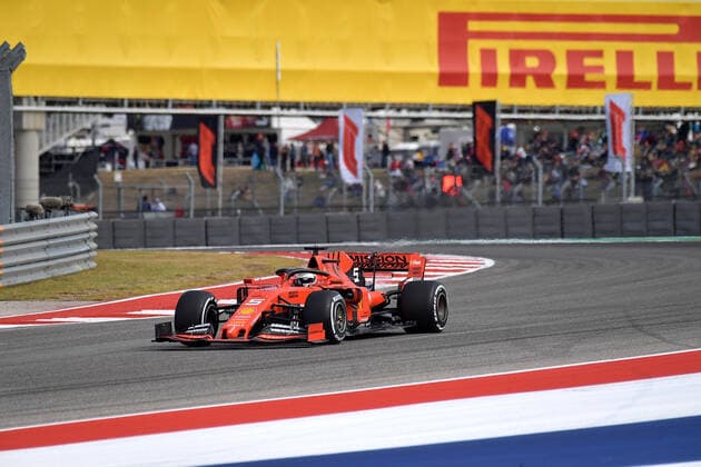 FORMULA 1 EMIRATES UNITED STATES GRAND PRIX 2019 01.11.2019, Circuit of The Americas, Austin, FORMULA 1 EMIRATES UNITED STATES GRAND PRIX 2019 ,im Bild Sebastian Vettel (GER 5), Scuderia Ferrari Mission Winnow