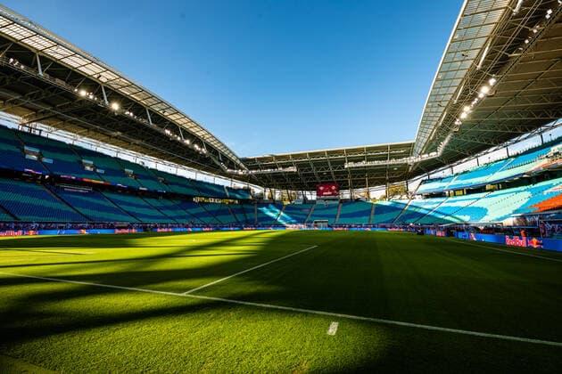 Red Bull Arena waehrend der Saison 2019-2020 in der 1. Fussball Bundesliga (Herren) am 10. Spieltag zwischen RB Leipzig und FSV Mainz 05 in der Red Bull Arena am 2. November 2019 in Leipzig, Sachsen (Saxony), Deutschland (Germany) (DFL REGULATIONS PROHIBIT ANY USE OF PHOTOGRAPHS AS IMAGE SEQUENCES AND OR QUASI-VIDEO)