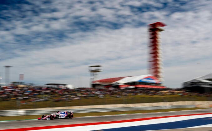 Motorsports: FIA Formula One World Championship, WM, Weltmeisterschaft 2019, Grand Prix of United States, 11 Sergio Perez (MEX, Racing Point F1 Team), Austin United States of America