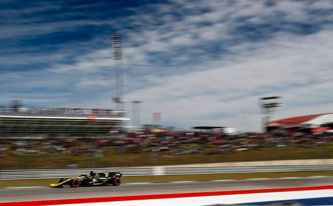 Motorsports: FIA Formula One World Championship, WM, Weltmeisterschaft 2019, Grand Prix of United States, 3 Daniel Ricciardo (AUS, Renault F1 Team), Austin United States of America