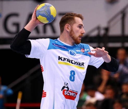 BAU 02.11.2019 Stuttgart Handball TVB Stuttgart vs. SG Flensburg-Handewitt, Rudolf Faluvegi (TVB)