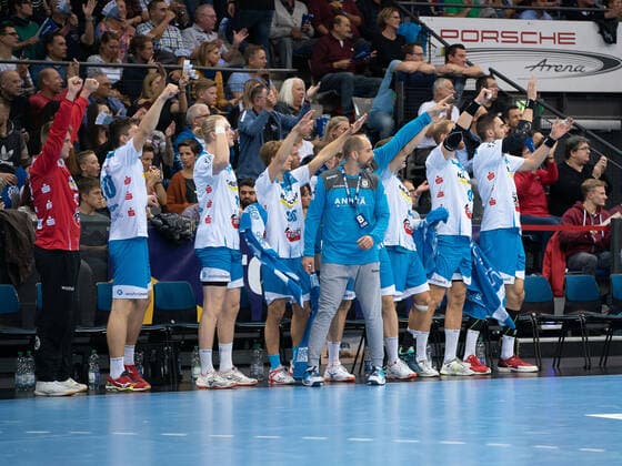 TVB Stuttgart vs. SG Flensburg-Handewitt, 1. Bundesliga, Handball, Herren, 02.11.2019 TVB Stuttgart vs. SG Flensburg-Handewitt, 1. Bundesliga, Handball, Herren, 02.11.2019 Stuttgart Copyright: xEibner-Pressefotox EP_mst