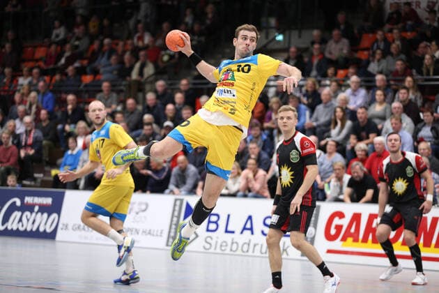 Tom Wolf (HSG Konstanz 10) GER, Handball, 2. Bundesliga, TuS N-Luebbecke gegen HSG Konstanz, 02.11.2019 Luebbecke Copyright: xStrohdiekx Eibner-Pressefotox EP_jsk